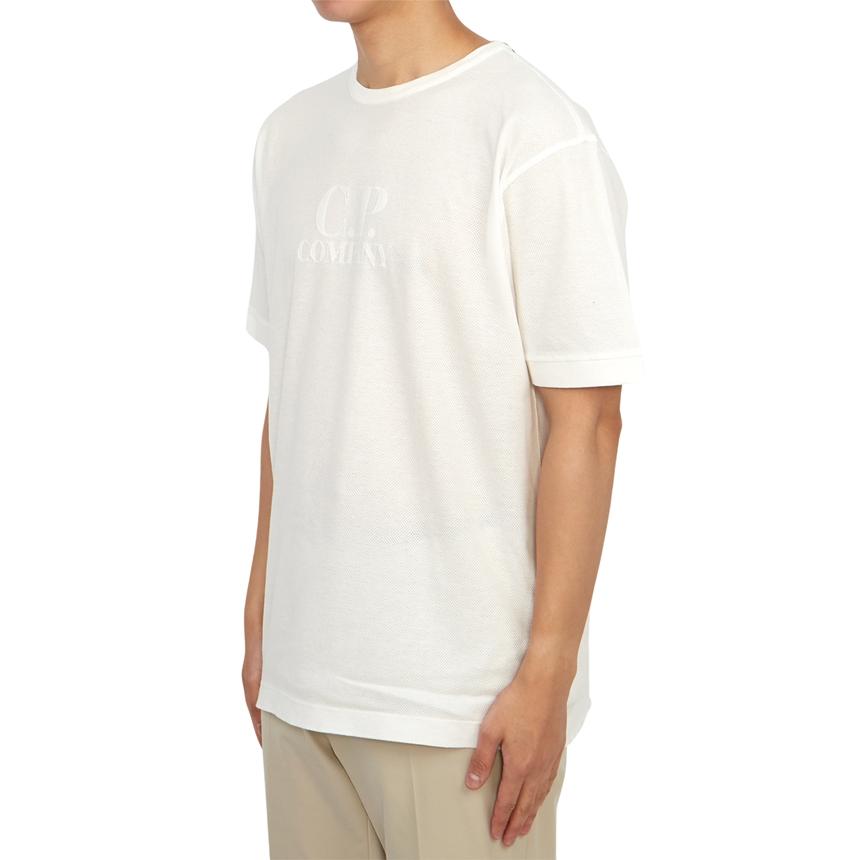 CP Company Men’s Short Sleeve T-Shirt White Cotton