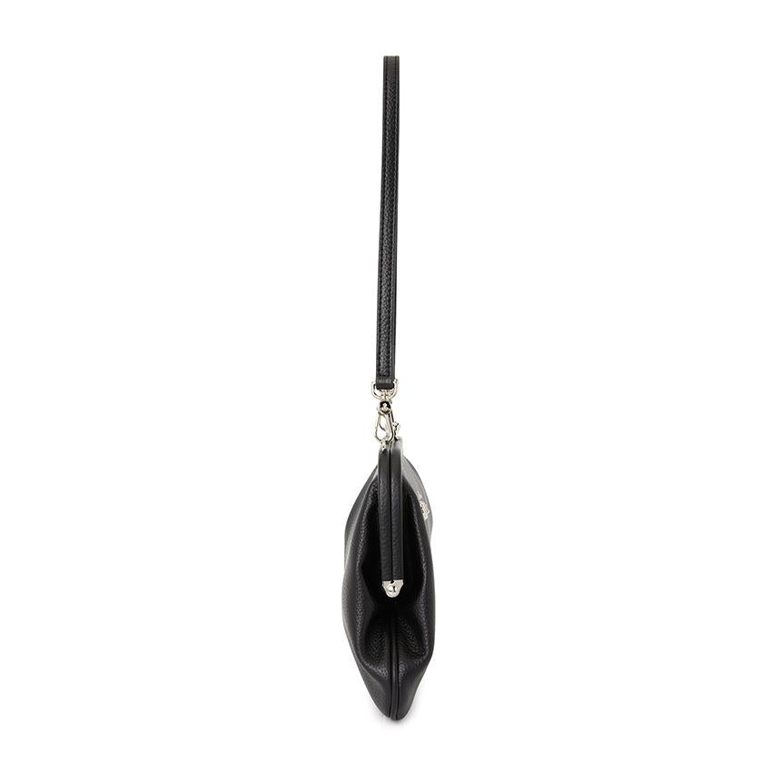 Vivienne Westwood Black Leather Women’s Clutch Bag