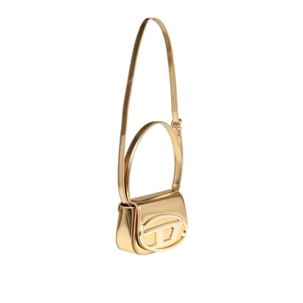 DIESEL 1DR Mirrored Leather Shoulder Bag