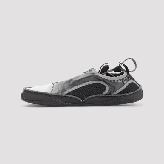 BALENCIAGA Pocket Gradient Sneakers Black White Leather Men’s