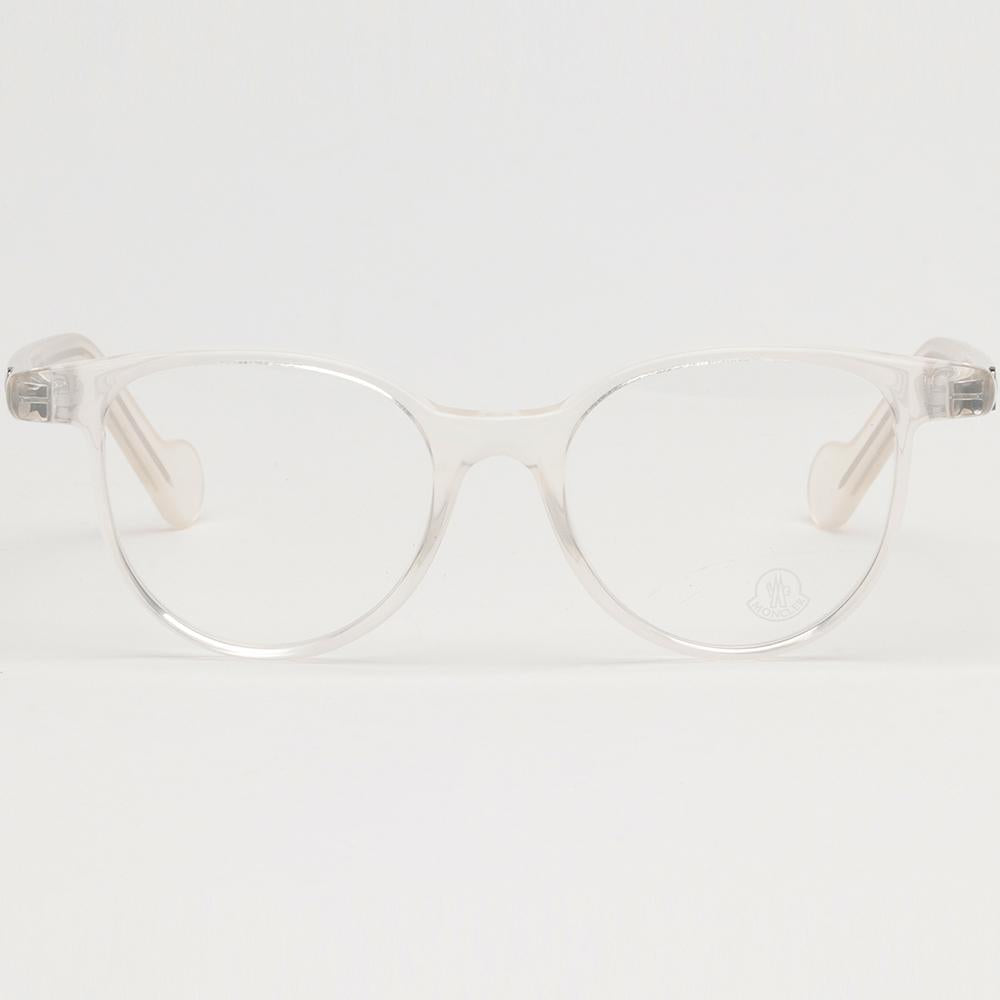 Moncler Translucent Acetate Round Eyeglass Frames Unisex ML5032 024