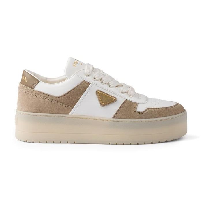 PRADA Downtown Low-Top Women’s Sneakers White Leather