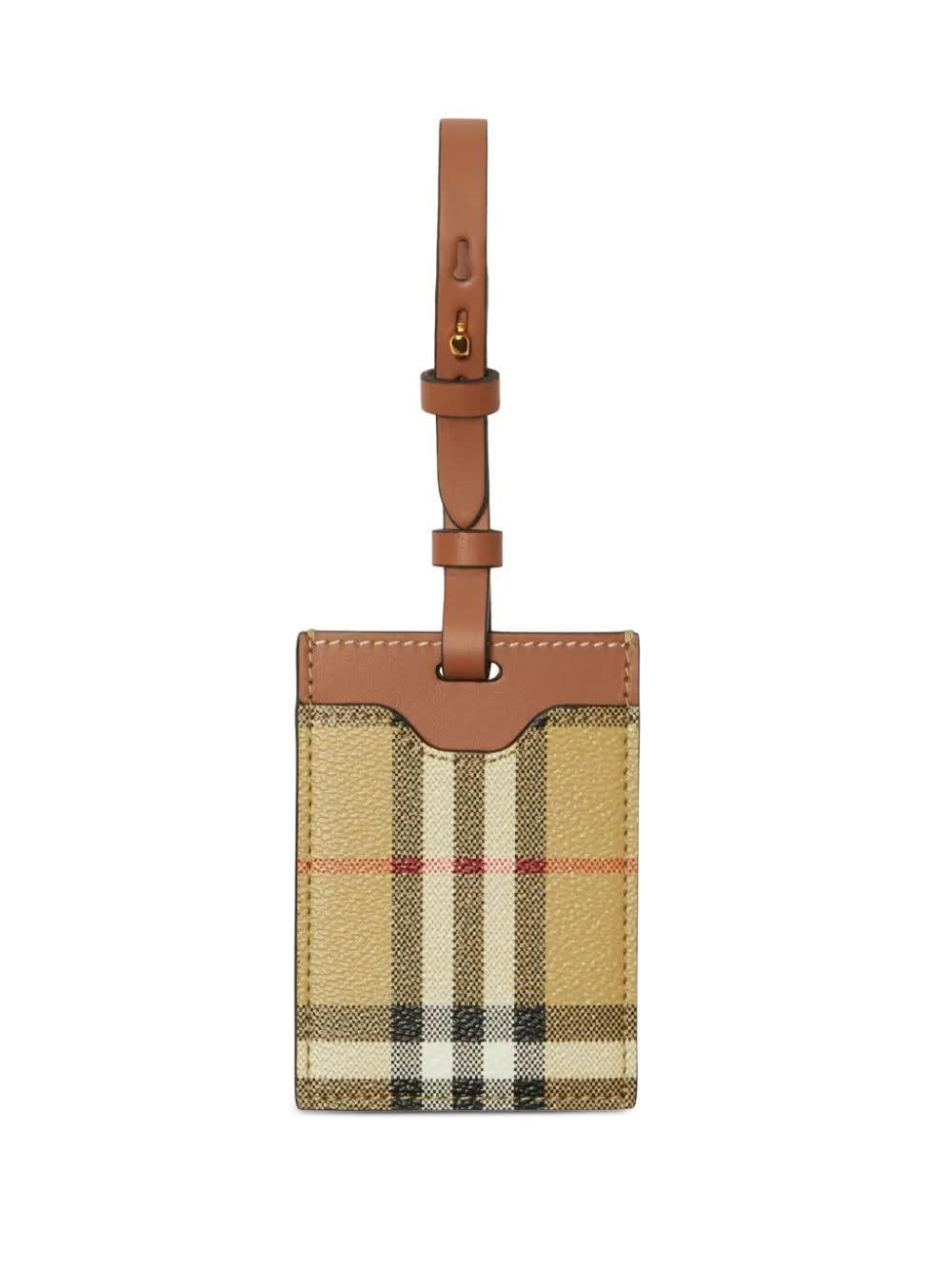 BURBERRY Black Leather Adjustable Bag Strap