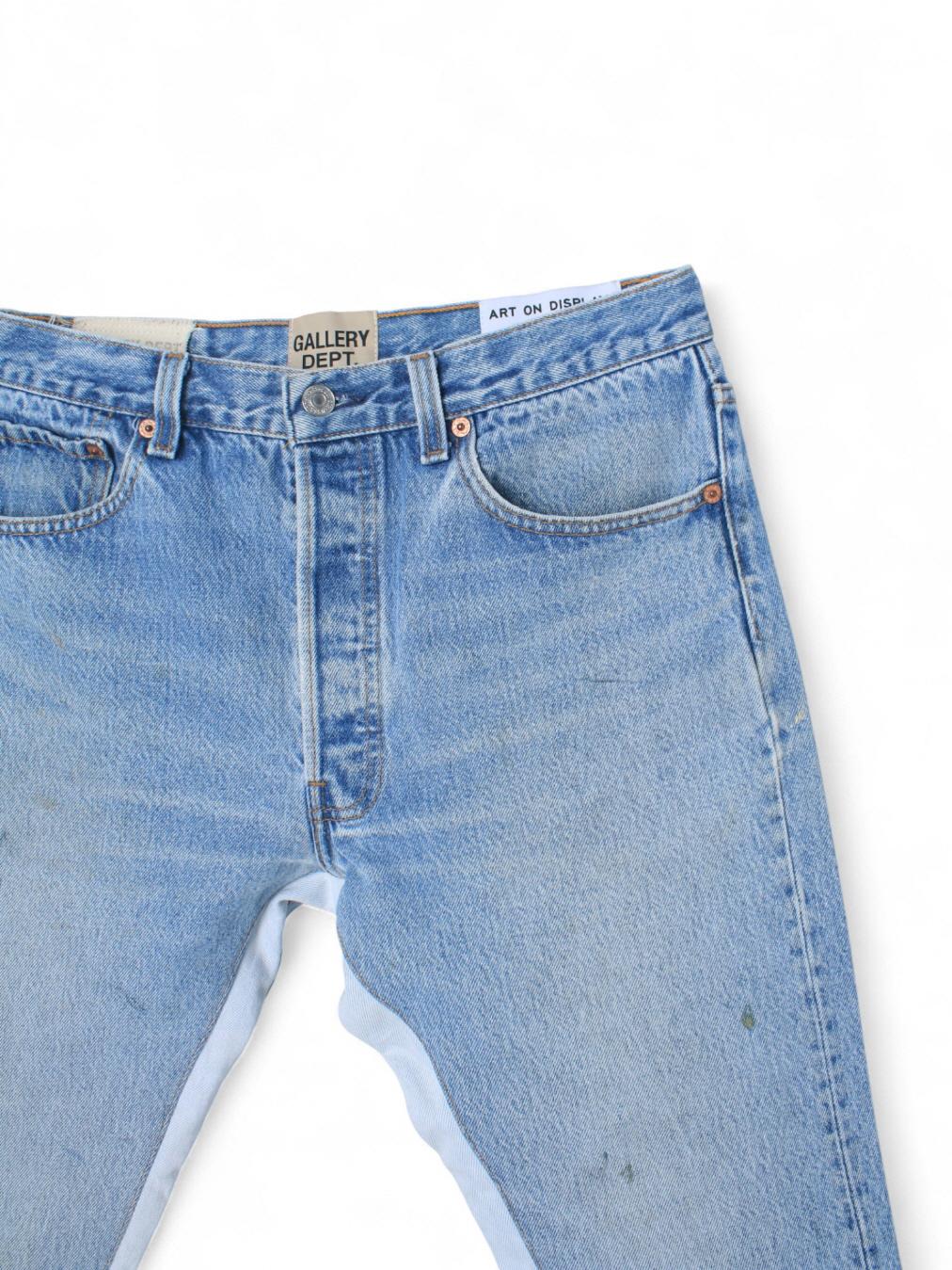 GALLERY DEPT. Men's LA Flare Vintage Indigo Denim Jeans GD LA 5052 F