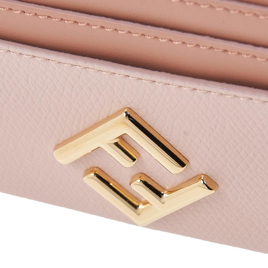 FENDI Diamond Pattern Women’s Card Holder Wallet 8M0445 ALV4 F1SO1