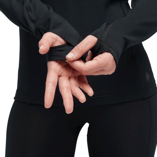 Black Diamond Long Sleeve Sweatshirt Women’s Top NAWAP760027 BLACK DOM