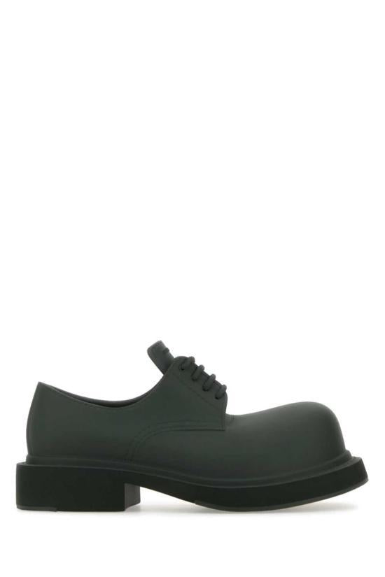 BALENCIAGA Black Leather Dress Shoes