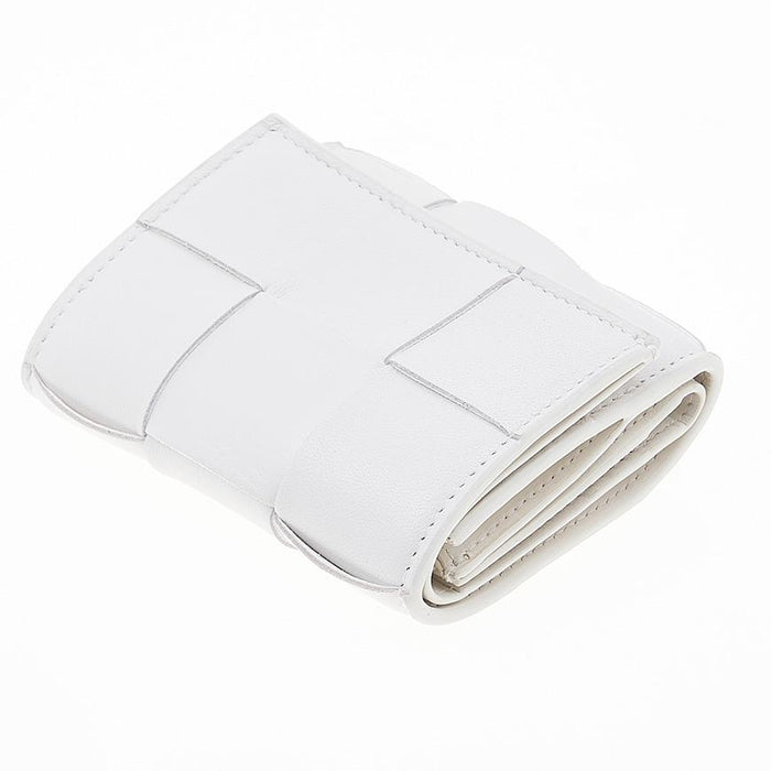 Bottega Veneta Intrecciato Leather Small Bifold Wallet Black