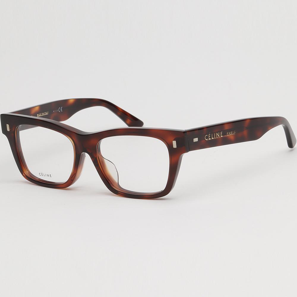 CELINE Asian Fit Square Acetate Eyeglass Frames Unisex CL50011F 054