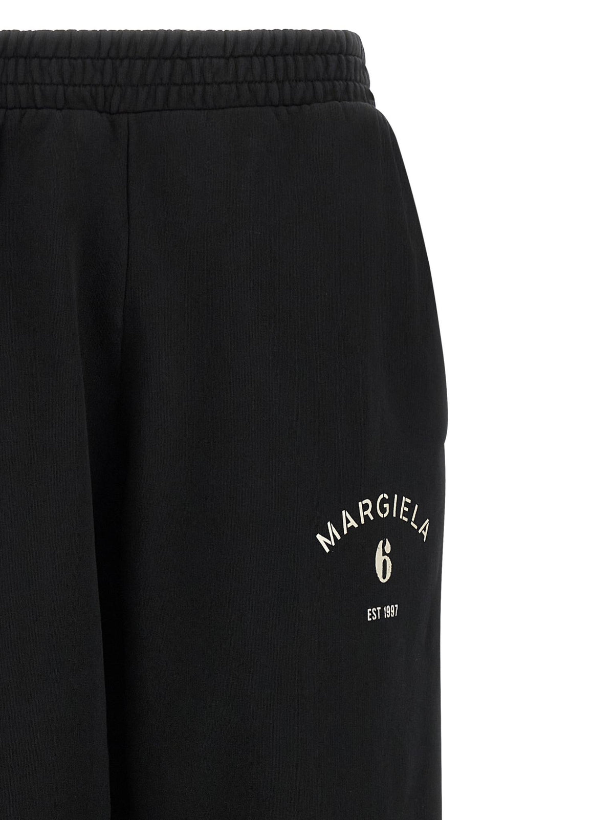 Maison Margiela Black Wool Cropped Trousers