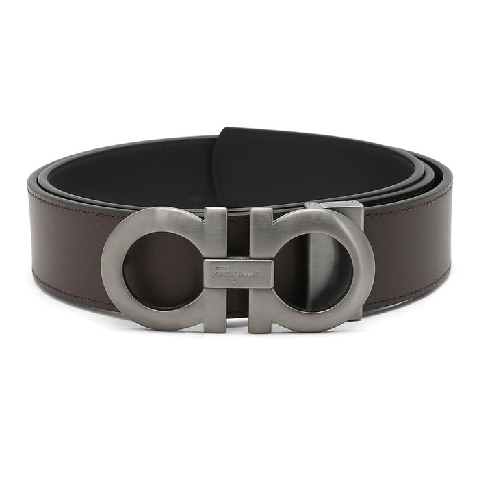 Ferragamo Gancini Men's Reversible Leather Belt 0170464231