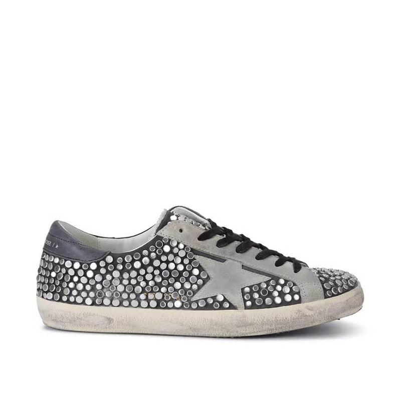 GOLDEN GOOSE Superstar Classic Studded Leather Low Top Sneakers Women