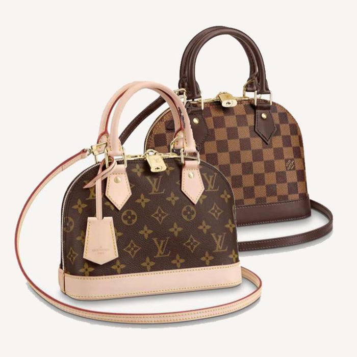 Louis Vuitton Alma BB Damier Ebene Canvas Crossbody Bag