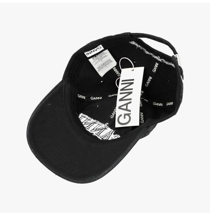 GANNI Women’s Logo Baseball Cap A6900 099