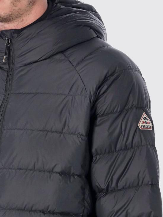 Pyrenex Short Down Puffer Jacket for Men HMY0260009 BLACK DOM