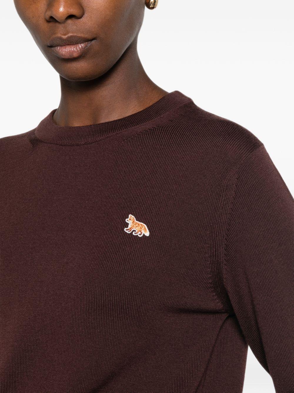 Maison Kitsune Wool Blend Crewneck Knit Sweater Women’s FW26