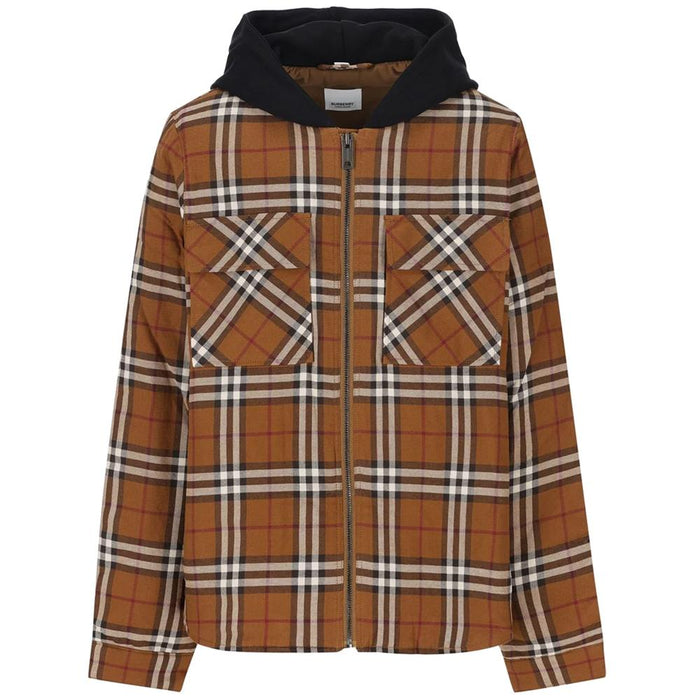 BURBERRY Vintage Check Hooded Jacket for Women
