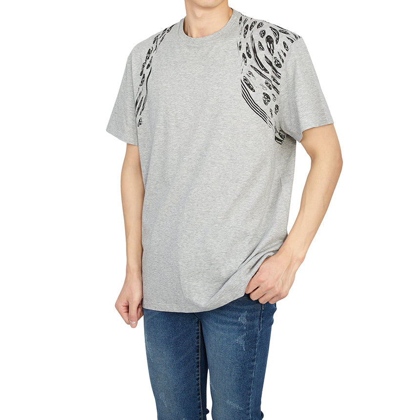 Alexander Mcqueen Men’s Short Sleeve T-Shirt Black Cotton