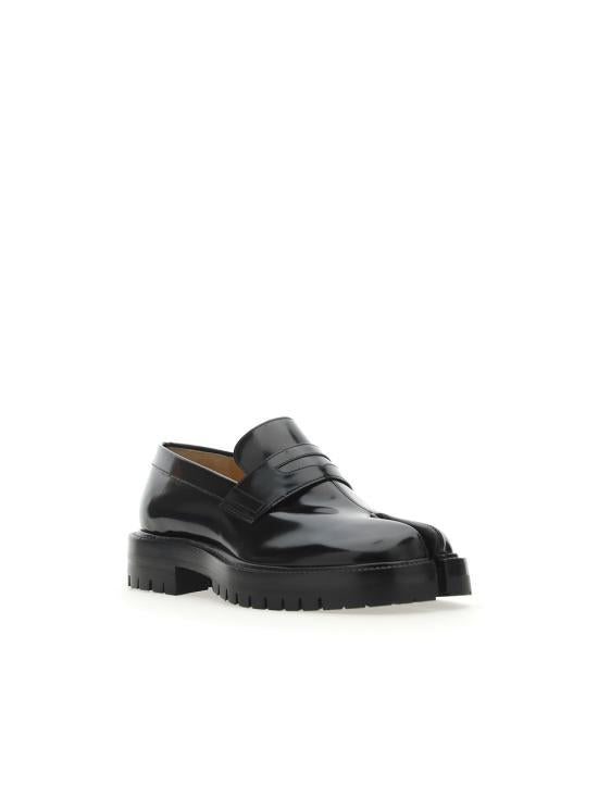 Maison Margiela Brushed Calfskin Tabi Loafers Black Men’s Shoes