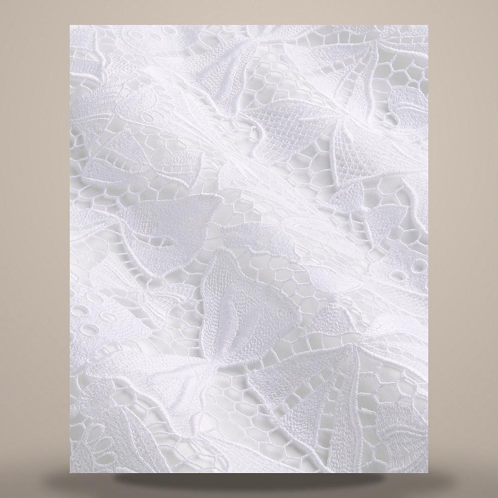 DIOR White Dioriviera Flare Midi Skirt Cotton-Blend Lace Bow 641J75A8727 X0150