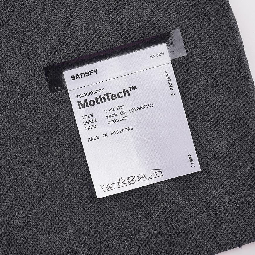 SATISFY Mostech T-Shirt Men's Black Cotton Tee