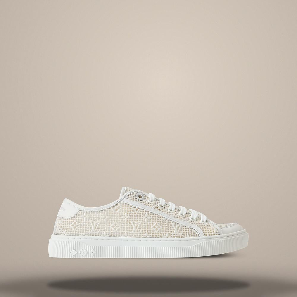 Louis Vuitton Monogram Fabric Lagoon Men's Low-Top Sneakers