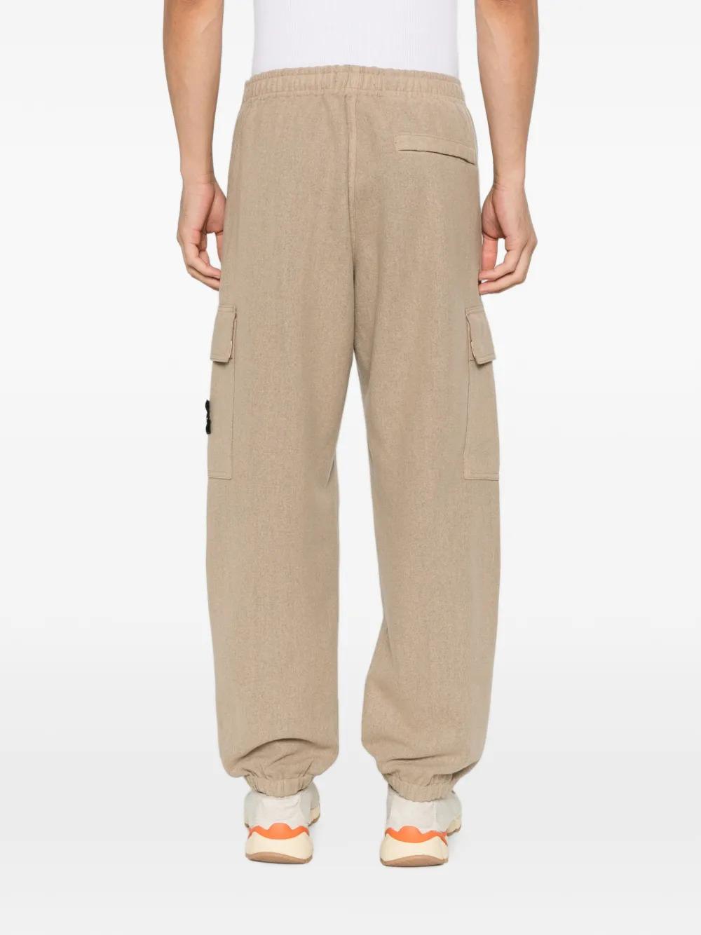 STONE ISLAND Cotton Cargo Pants Men FW26 Green
