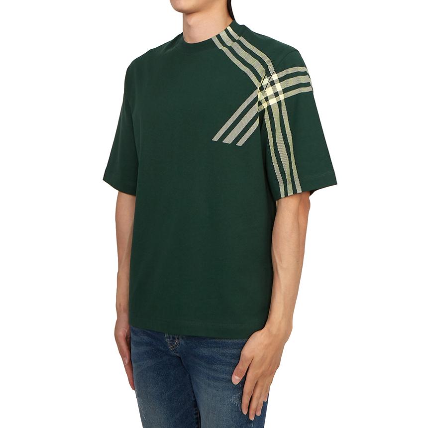 BURBERRY Men’s Graphic Short Sleeve T-Shirt Black Cotton