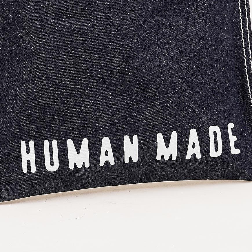 Humanmade Unisex Denim Tote Bag HM31GD038 INDIGO