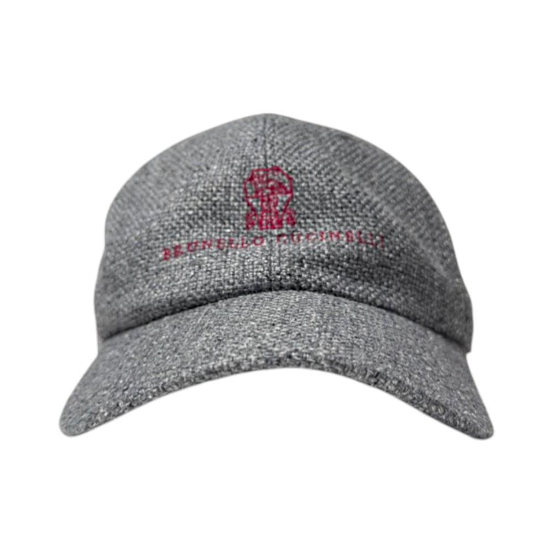 Brunello Cucinelli Linen Wool Blend Baseball Cap