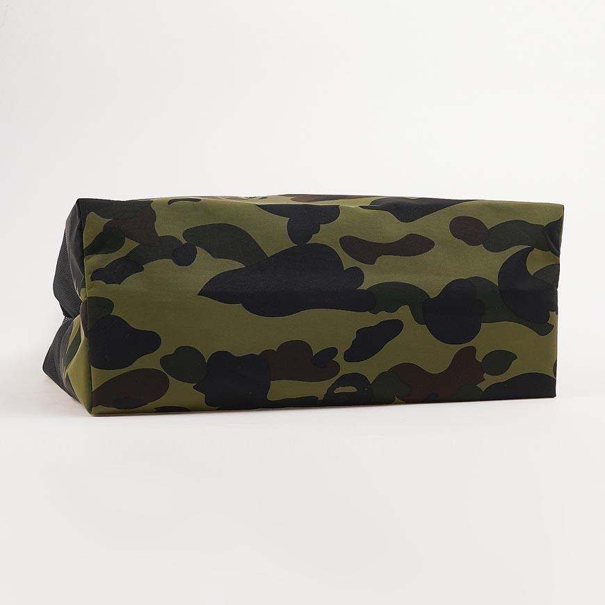 BAPE Unisex First Camo Mesh Tote Bag Green 001BAM 301009 MGRN