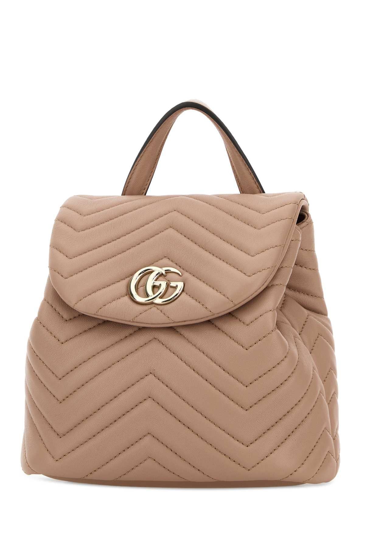 GUCCI Leather Backpack Black