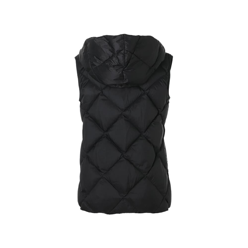 Max Mara Black Hidden-Button Puffer Vest 2525296012 003