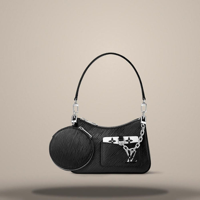 Louis Vuitton Marelli Black Shoulder Bag