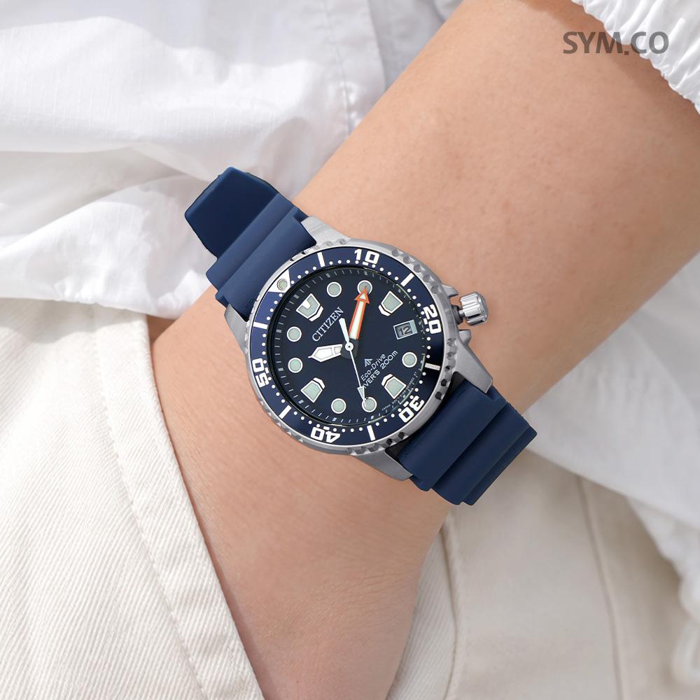 CITIZEN Promaster Diver Marine Series Blue Rubber Strap Men's Watch EO2021 05L