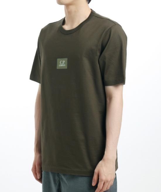 CP Company Ivy Green Short Sleeve T-Shirt 18CMTS108 A110301W 683