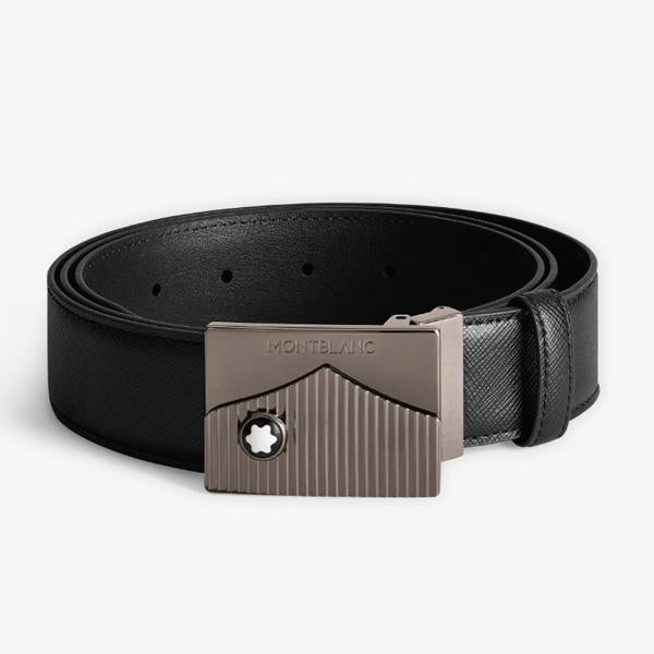 Montblanc Meisterstück Plate Buckle Leather Belt 35mm