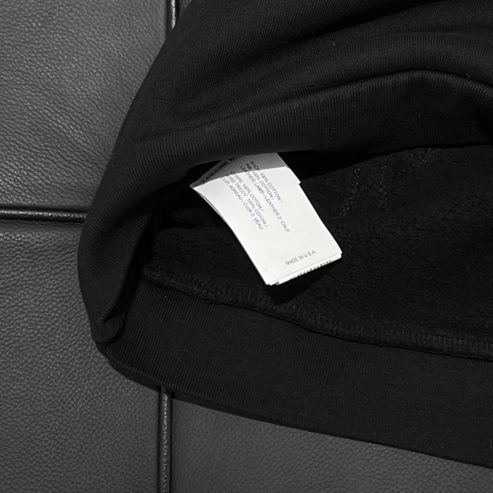 Chrome Hearts Paperjam Patch Half Zip Sweatshirt Black