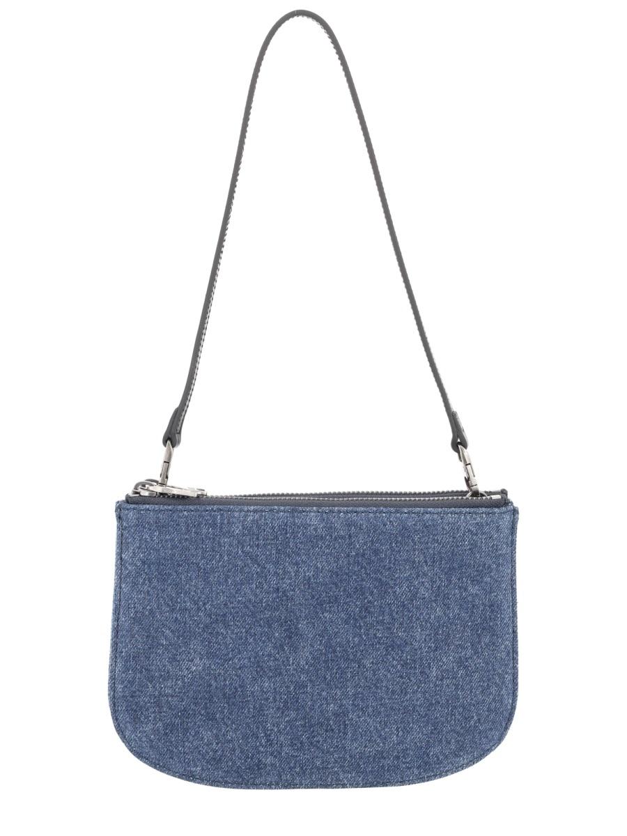 DIESEL Black Leather Shoulder Bag