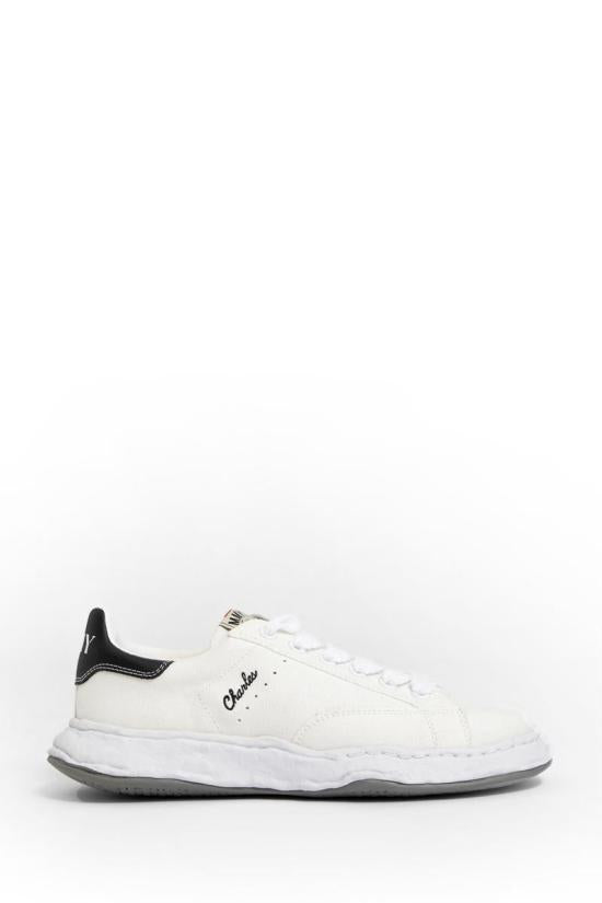 Maison Mihara Yasuhiro White Low-Top Leather Sneakers A12FW703WHITE DOM