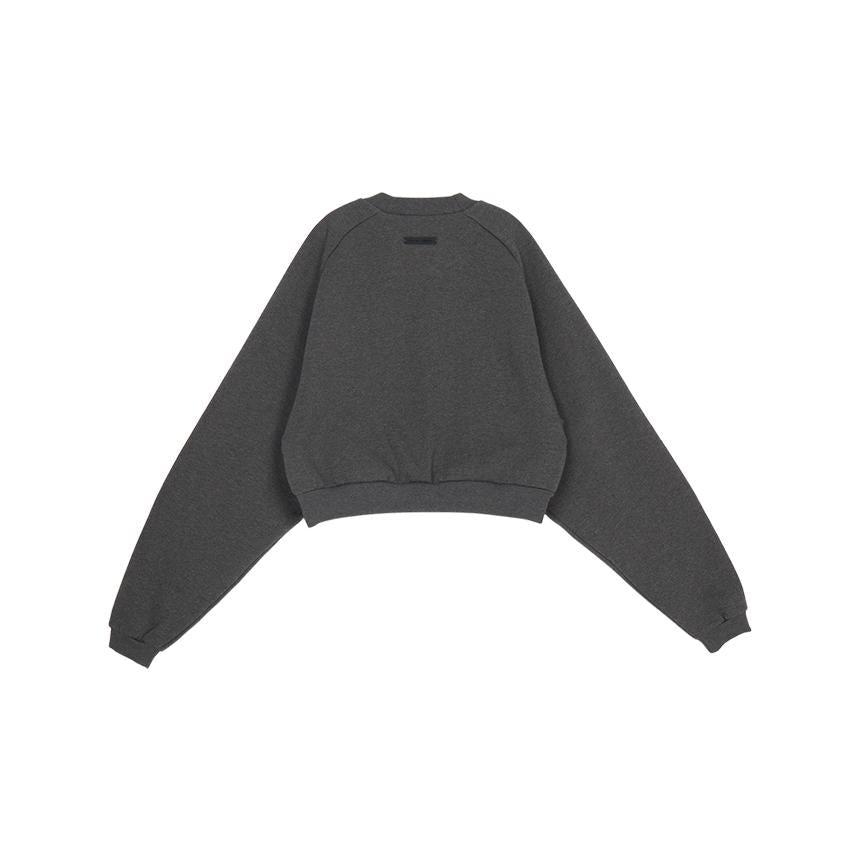 Fear of God Essentials Women’s Fleece Sweatshirt Charcoal Heather