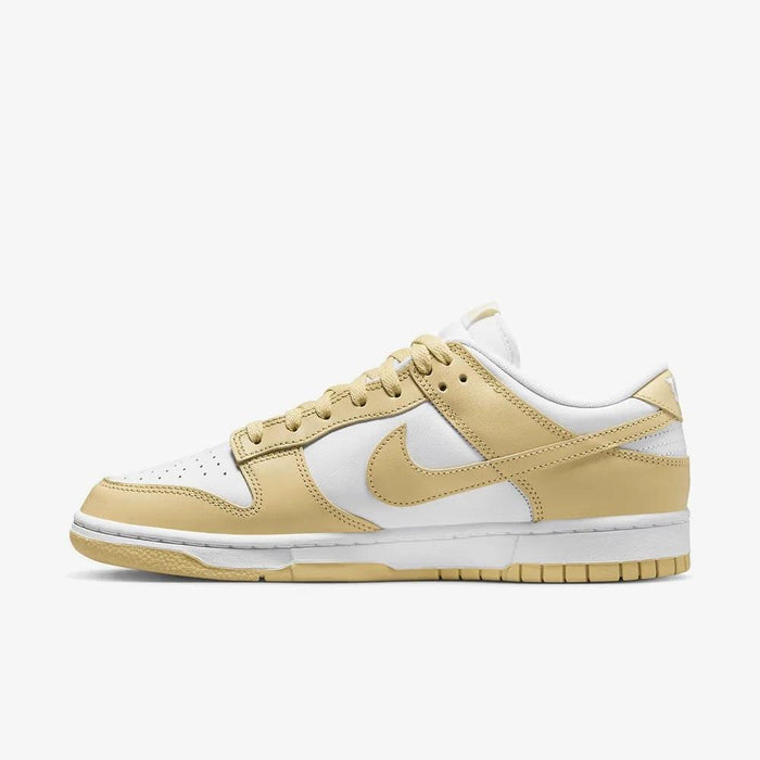Nike Dunk Low Team Gold and White Low-Top Sneakers
