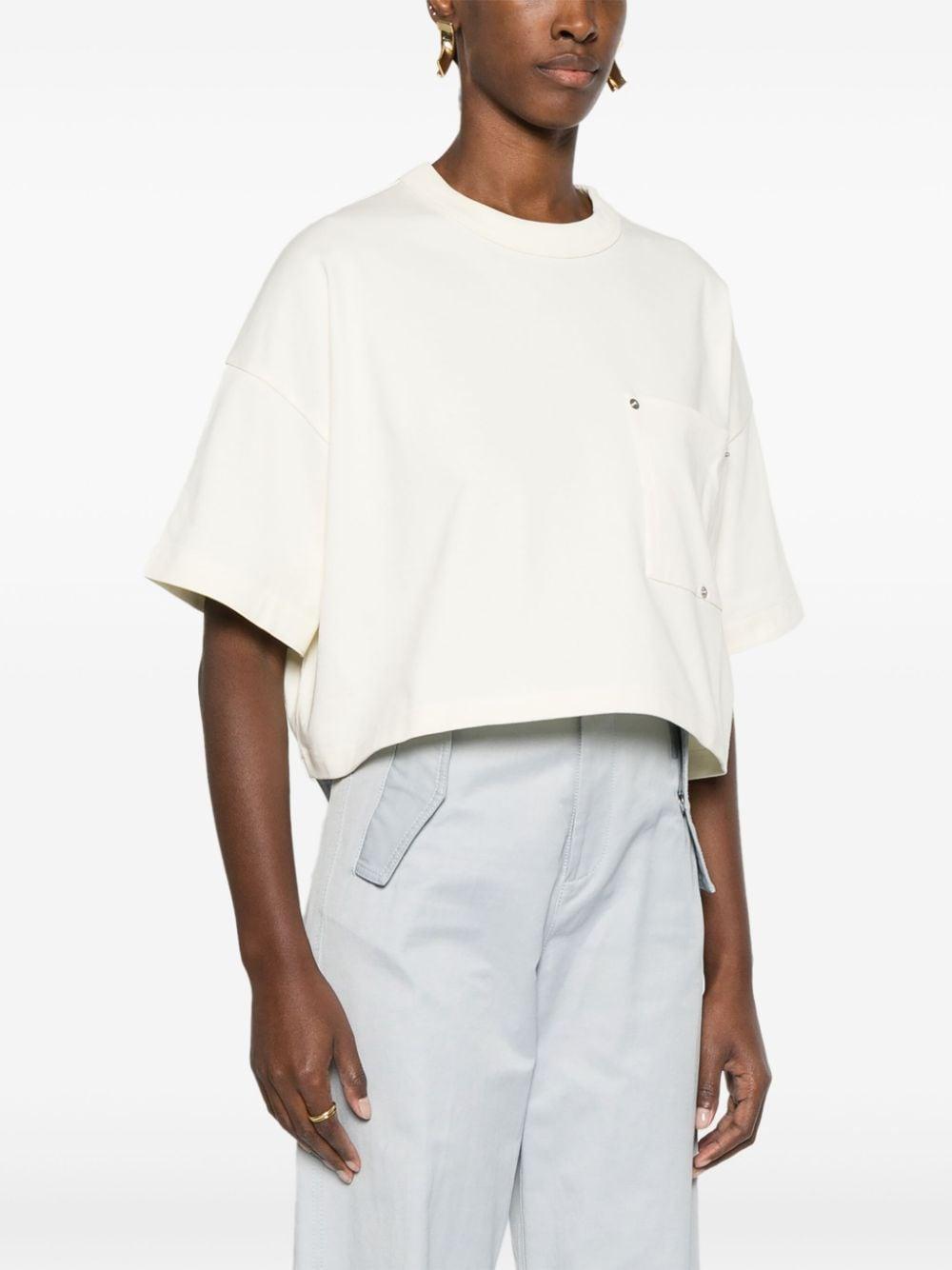 Bottega Veneta Black Cotton Short Sleeve T-Shirt
