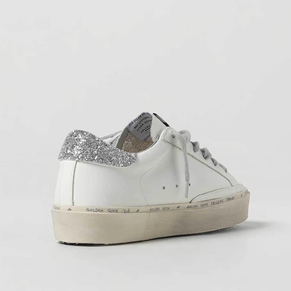 GOLDEN GOOSE Women’s Hi Star Classic Low-Top Sneakers White Leather