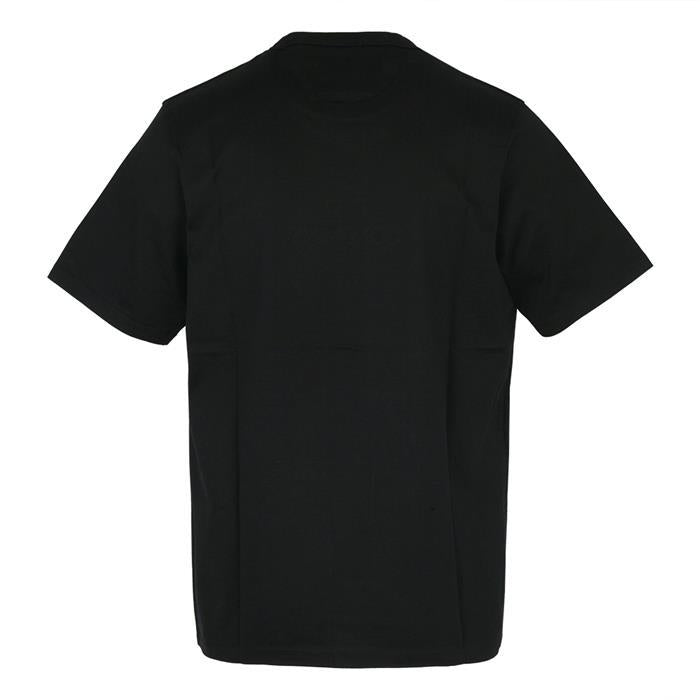 CP Company Lettering Embroidered Short Sleeve T-Shirt Black