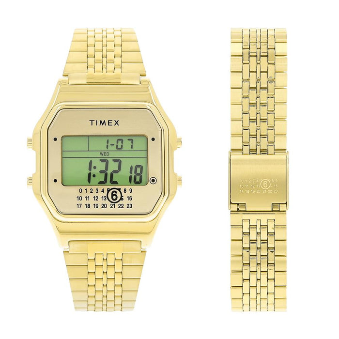 Maison Margiela Unisex Digital Metal Wrist Watch