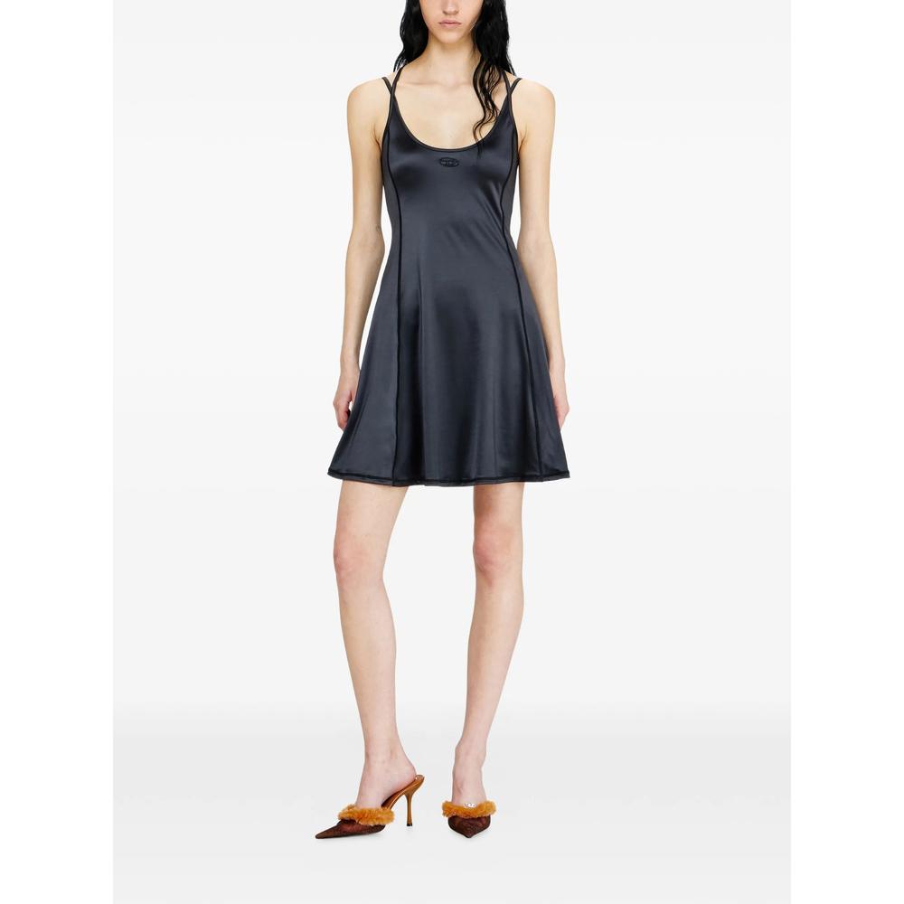 DIESEL Black Sleeveless Mini Dress