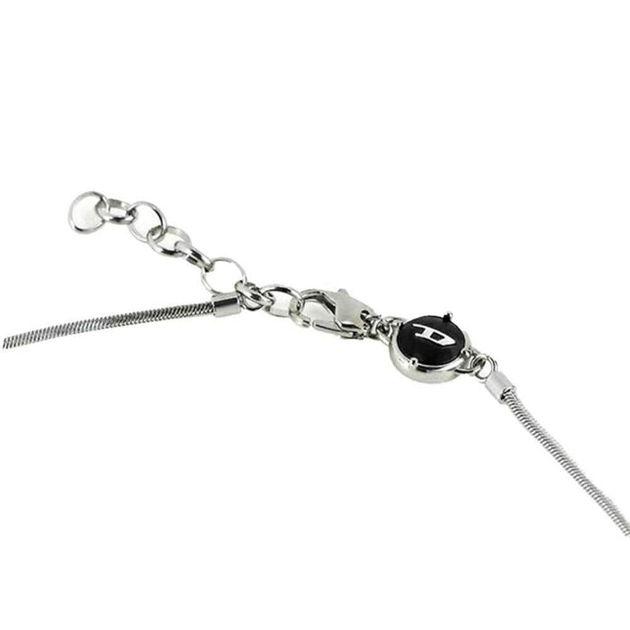 DIESEL Stainless Steel Logo Pendant Necklace Unisex DX1342040