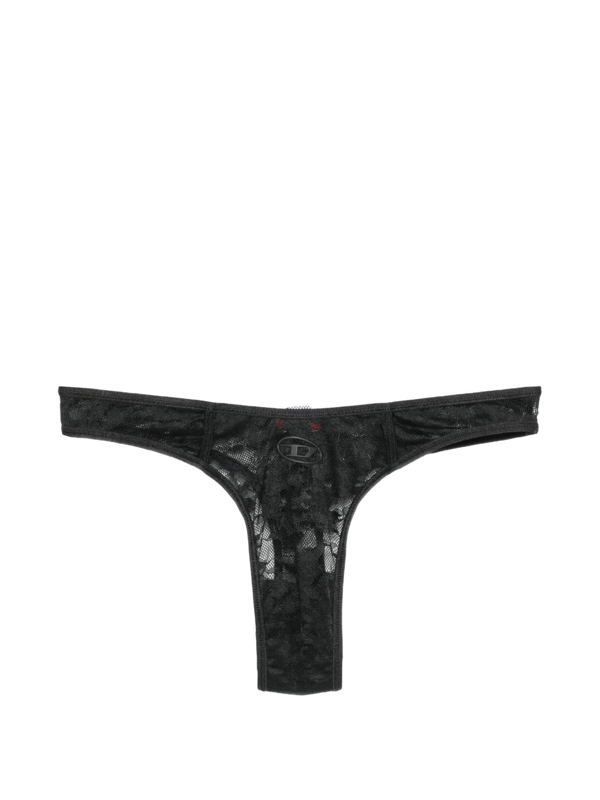 DIESEL Black Logo Panties Underwear