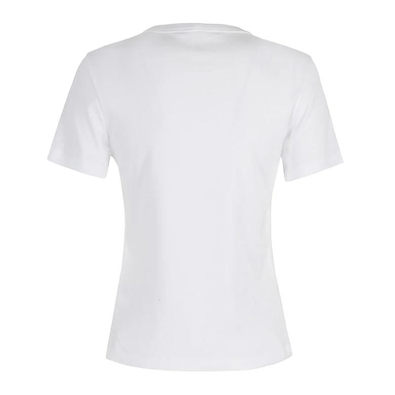 Helmut Lang Embroidered Logo Slim Fit Short Sleeve T-Shirt O06HW505 100